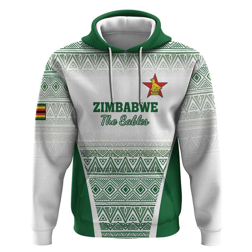 Custom Zimbabwe Rugby Hoodie Sables African Patterns - Wonder Print Shop