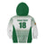 Custom Zimbabwe Rugby Kid Hoodie Sables African Patterns - Wonder Print Shop