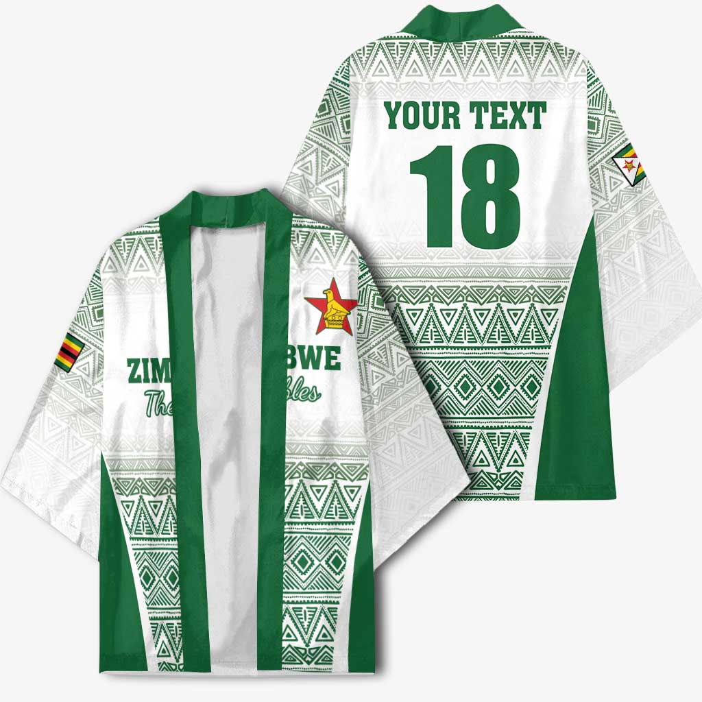 Custom Zimbabwe Rugby Kimono Sables African Patterns - Wonder Print Shop