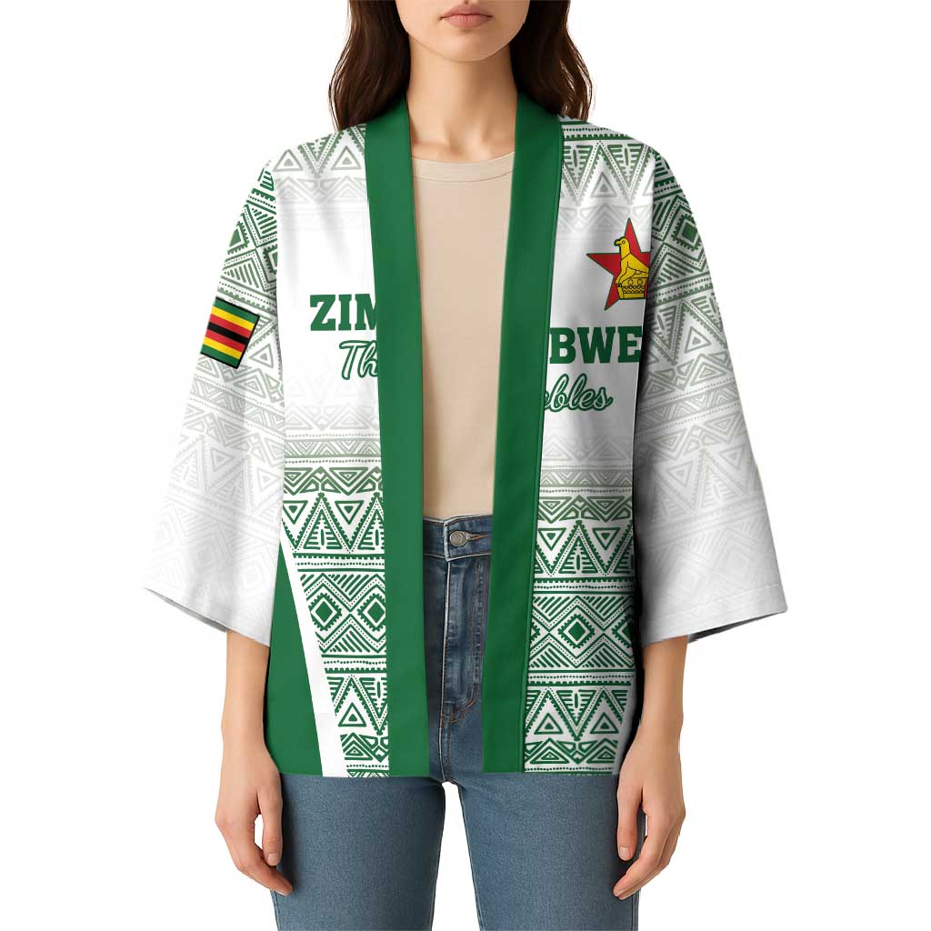 Custom Zimbabwe Rugby Kimono Sables African Patterns - Wonder Print Shop