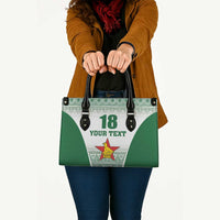 Custom Zimbabwe Rugby Leather Bag Sables African Patterns - Wonder Print Shop