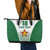 Custom Zimbabwe Rugby Leather Tote Bag Sables African Patterns - Wonder Print Shop