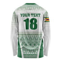 Custom Zimbabwe Rugby Long Sleeve Shirt Sables African Patterns - Wonder Print Shop