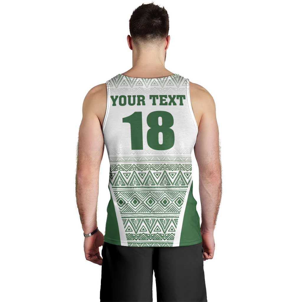 Custom Zimbabwe Rugby Men Tank Top Sables African Patterns - Wonder Print Shop