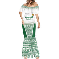 Custom Zimbabwe Rugby Mermaid Dress Sables African Patterns - Wonder Print Shop