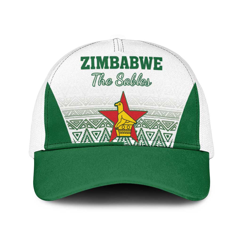 Zimbabwe Rugby Mesh Trucker Cap Sables African Patterns - Wonder Print Shop