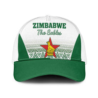 Zimbabwe Rugby Mesh Trucker Cap Sables African Patterns - Wonder Print Shop