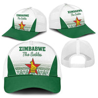 Zimbabwe Rugby Mesh Trucker Cap Sables African Patterns - Wonder Print Shop