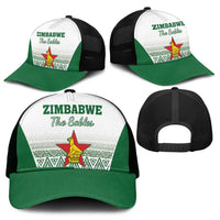 Zimbabwe Rugby Mesh Trucker Cap Sables African Patterns - Wonder Print Shop