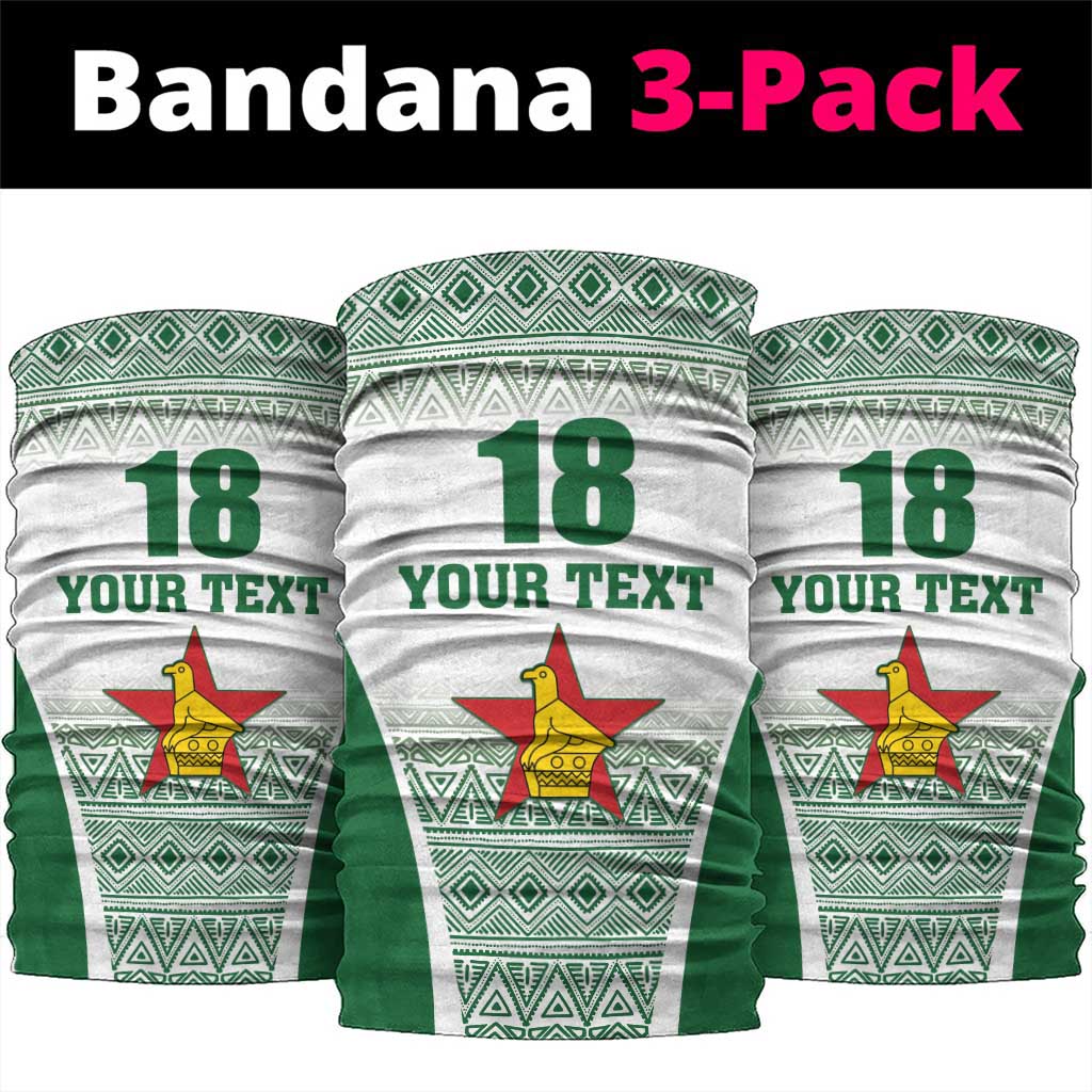 Custom Zimbabwe Rugby Neck Gaiter Sables African Patterns - Wonder Print Shop