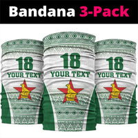 Custom Zimbabwe Rugby Neck Gaiter Sables African Patterns - Wonder Print Shop