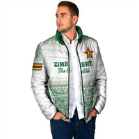 Custom Zimbabwe Rugby Padded Jacket Sables African Patterns - Wonder Print Shop