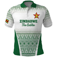 Custom Zimbabwe Rugby Polo Shirt Sables African Patterns - Wonder Print Shop
