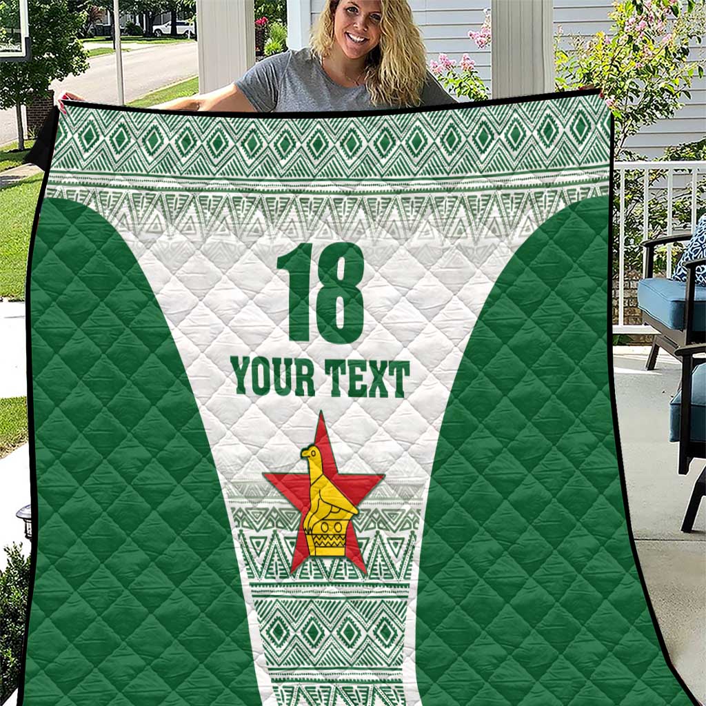Custom Zimbabwe Rugby Quilt Sables African Patterns - Wonder Print Shop