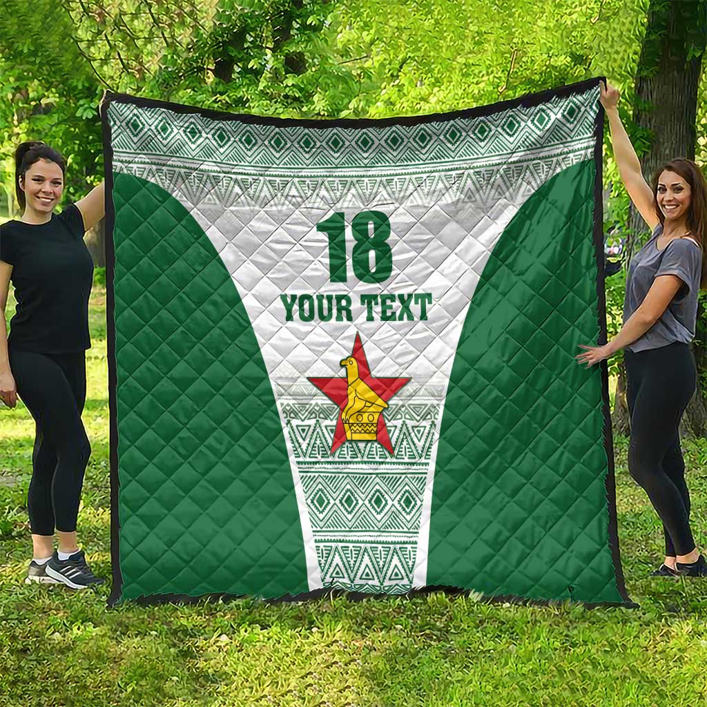 Custom Zimbabwe Rugby Quilt Sables African Patterns - Wonder Print Shop