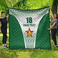 Custom Zimbabwe Rugby Quilt Sables African Patterns - Wonder Print Shop