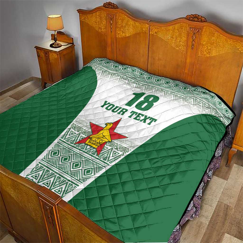 Custom Zimbabwe Rugby Quilt Sables African Patterns - Wonder Print Shop