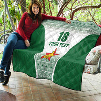 Custom Zimbabwe Rugby Quilt Sables African Patterns - Wonder Print Shop
