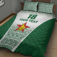 Custom Zimbabwe Rugby Quilt Bed Set Sables African Patterns - Wonder Print Shop