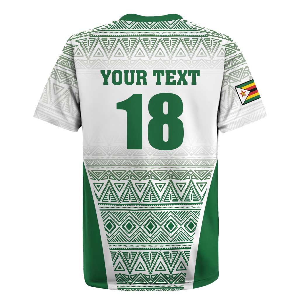 Custom Zimbabwe Rugby Rugby Jersey Sables African Patterns - Wonder Print Shop