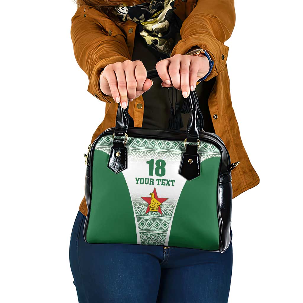 Custom Zimbabwe Rugby Shoulder Handbag Sables African Patterns - Wonder Print Shop