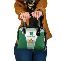 Custom Zimbabwe Rugby Shoulder Handbag Sables African Patterns - Wonder Print Shop