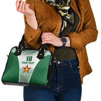 Custom Zimbabwe Rugby Shoulder Handbag Sables African Patterns - Wonder Print Shop