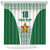 Custom Zimbabwe Rugby Shower Curtain Sables African Patterns - Wonder Print Shop
