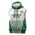 Custom Zimbabwe Rugby Sleeveless Zip Hoodie Sables African Patterns - Wonder Print Shop