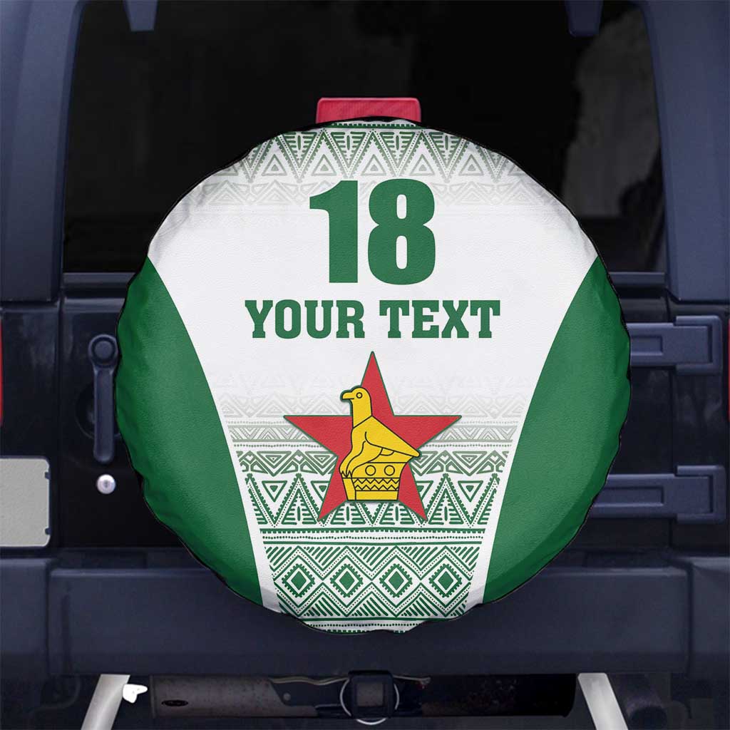 Custom Zimbabwe Rugby Spare Tire Cover Sables African Patterns - Wonder Print Shop