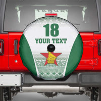 Custom Zimbabwe Rugby Spare Tire Cover Sables African Patterns - Wonder Print Shop