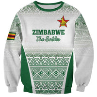 Custom Zimbabwe Rugby Sweatshirt Sables African Patterns - Wonder Print Shop