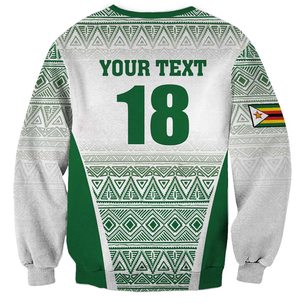 Custom Zimbabwe Rugby Sweatshirt Sables African Patterns - Wonder Print Shop
