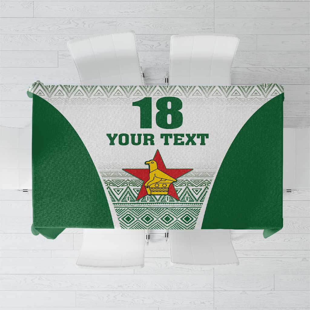 Custom Zimbabwe Rugby Tablecloth Sables African Patterns - Wonder Print Shop