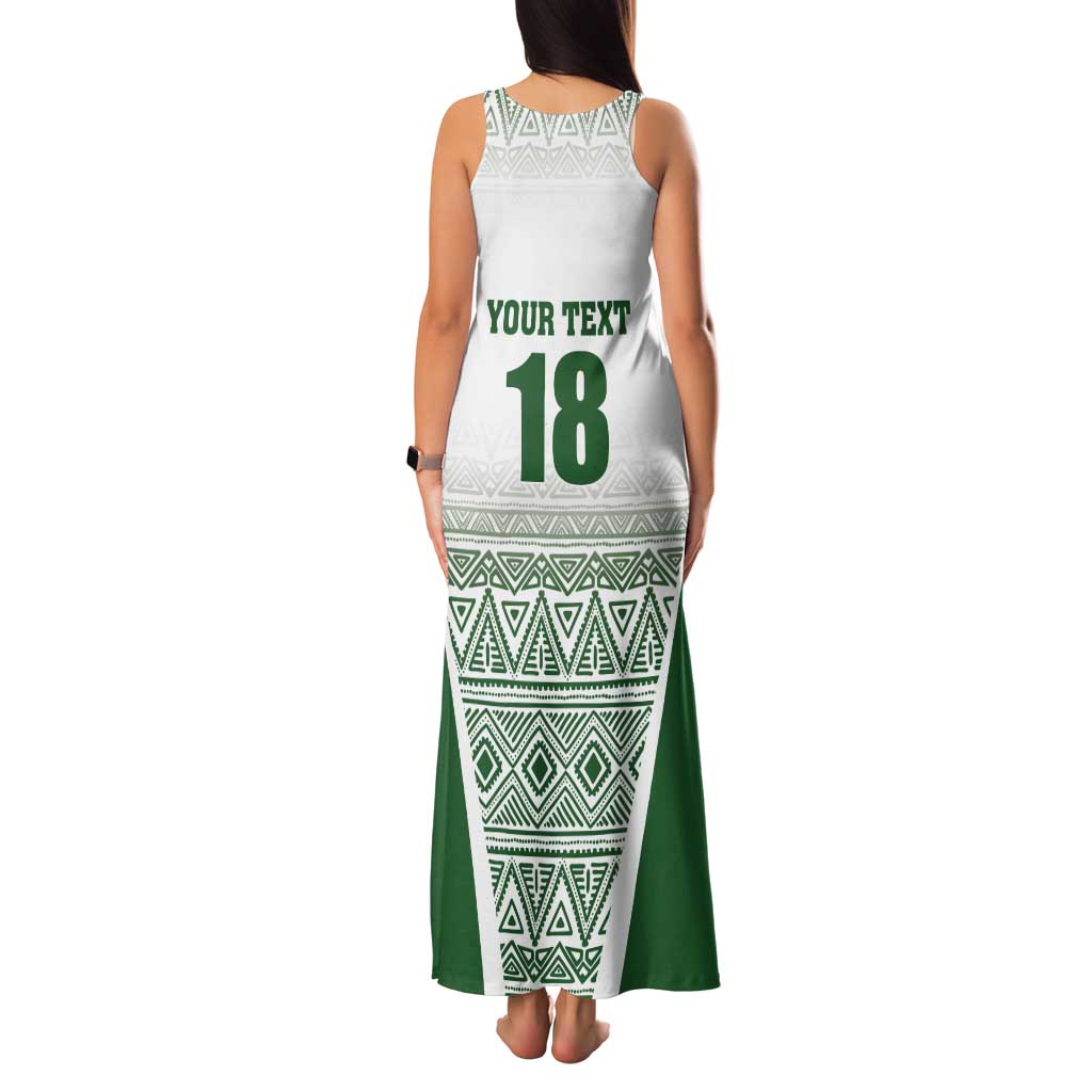 Custom Zimbabwe Rugby Tank Maxi Dress Sables African Patterns - Wonder Print Shop