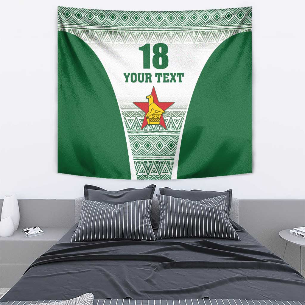 Custom Zimbabwe Rugby Tapestry Sables African Patterns - Wonder Print Shop