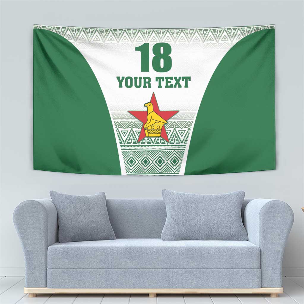 Custom Zimbabwe Rugby Tapestry Sables African Patterns - Wonder Print Shop