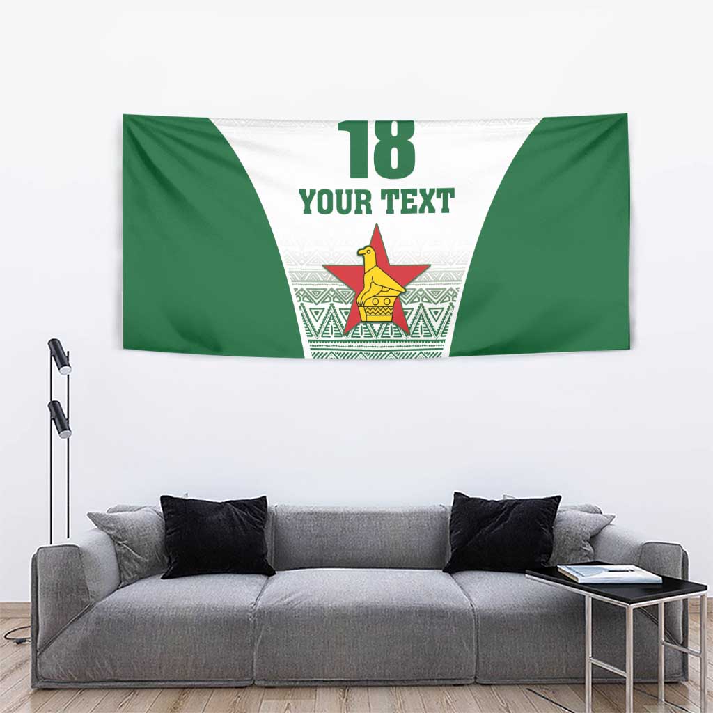 Custom Zimbabwe Rugby Tapestry Sables African Patterns - Wonder Print Shop