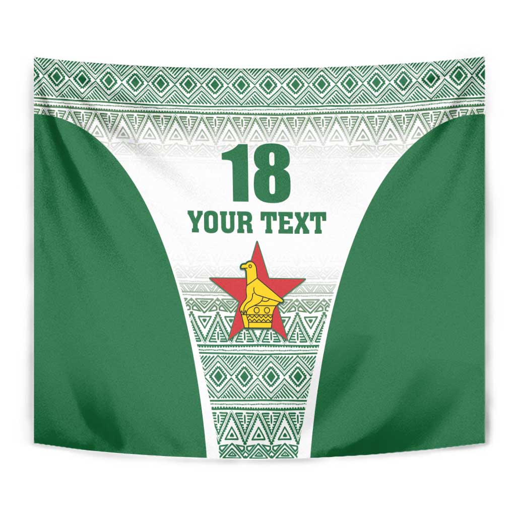 Custom Zimbabwe Rugby Tapestry Sables African Patterns - Wonder Print Shop