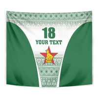 Custom Zimbabwe Rugby Tapestry Sables African Patterns - Wonder Print Shop