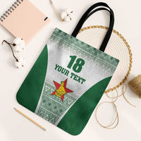 Custom Zimbabwe Rugby Tote Bag Sables African Patterns - Wonder Print Shop
