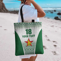 Custom Zimbabwe Rugby Tote Bag Sables African Patterns - Wonder Print Shop
