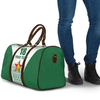 Custom Zimbabwe Rugby Travel Bag Sables African Patterns - Wonder Print Shop