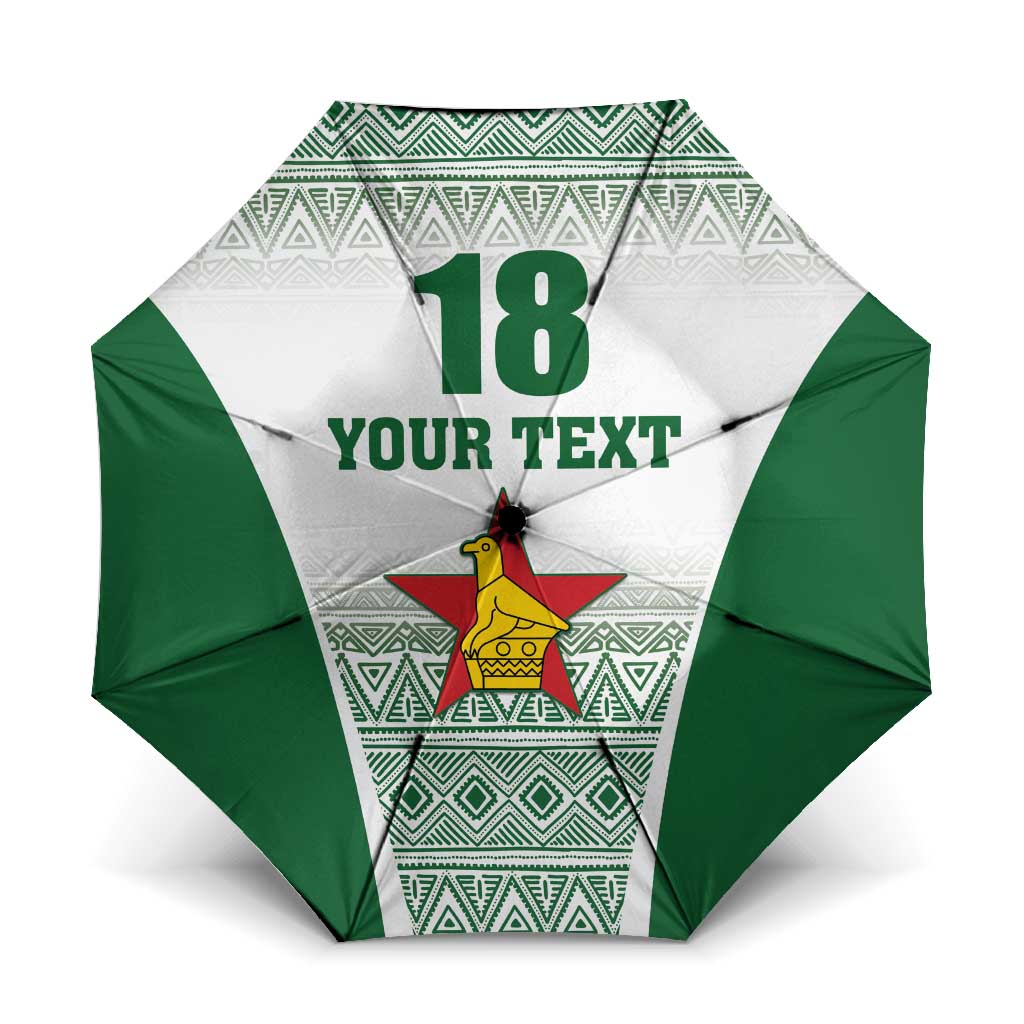 Custom Zimbabwe Rugby Umbrella Sables African Patterns - Wonder Print Shop