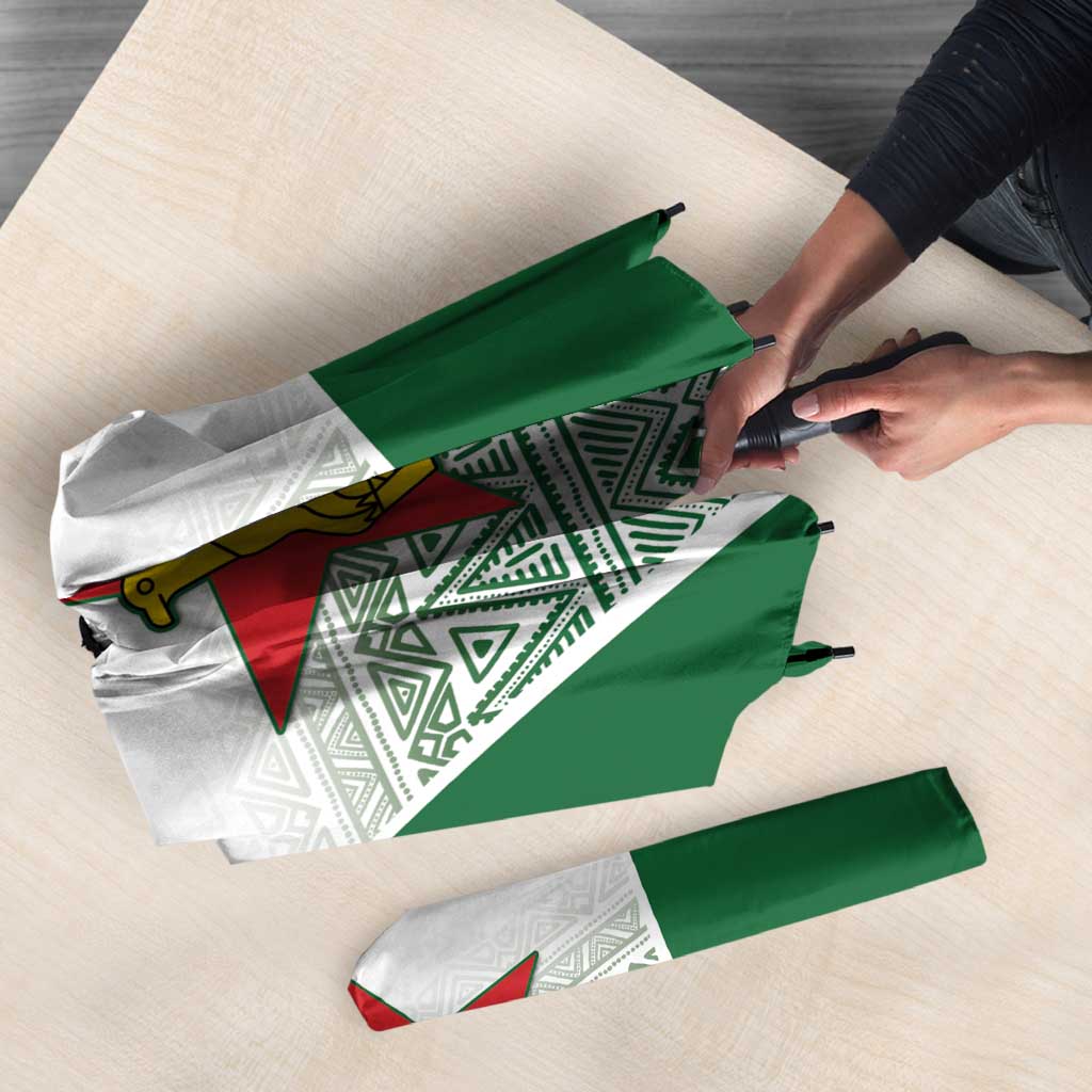 Custom Zimbabwe Rugby Umbrella Sables African Patterns - Wonder Print Shop