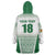 Custom Zimbabwe Rugby Wearable Blanket Hoodie Sables African Patterns - Wonder Print Shop