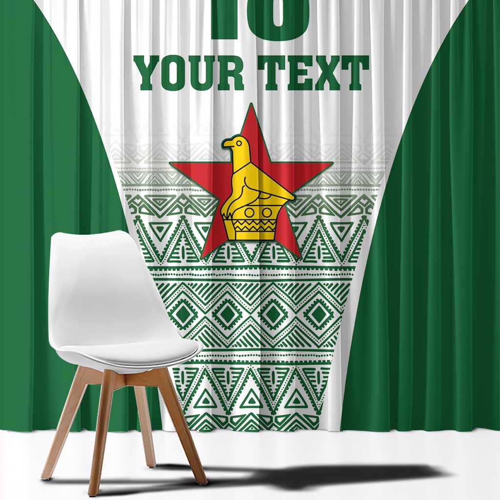 Custom Zimbabwe Rugby Window Curtain Sables African Patterns - Wonder Print Shop