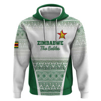 Custom Zimbabwe Rugby Zip Hoodie Sables African Patterns - Wonder Print Shop