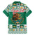 Personalized Mexico Christmas Family Matching Off The Shoulder Long Sleeve Dress and Hawaiian Shirt Coat Of Arms With Aztec Mexican Patterns - Wonder Print Shop