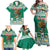 Personalized Mexico Christmas Family Matching Off Shoulder Maxi Dress and Hawaiian Shirt Coat Of Arms With Aztec Mexican Patterns - Wonder Print Shop